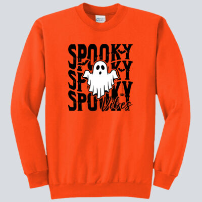 Adult Crewneck - Fall Holidays - Spooky Vibes Thumbnail