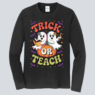 Adult Long Sleeve Shirt - Fall - Trick or Teach  Thumbnail