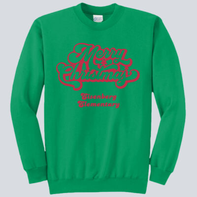 Adult Crewneck - Winter Holidays - Merry Christmas - Red Thumbnail
