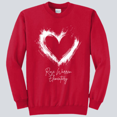 Adult Crewneck - Spring - Valentine's Heart Thumbnail