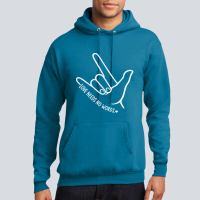 Adult Hoodie - Autism Awareness - Love Needs No Words Thumbnail