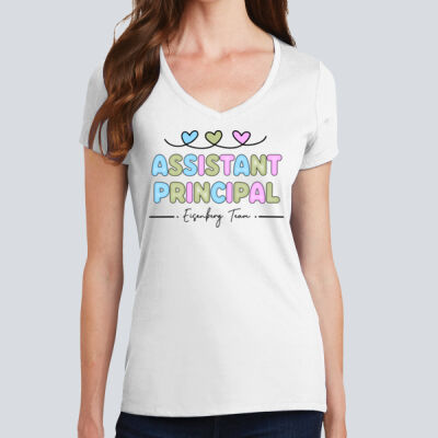 Women's V Neck Tee - Assistant Principal Thumbnail