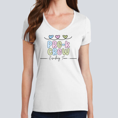Women's V Neck Tee - Pre-K Crew Thumbnail