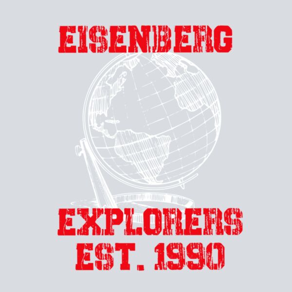 Distressed Red - White Globe Thumbnail