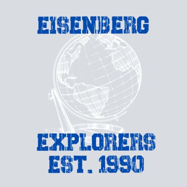 Distressed Blue - White Globe Thumbnail