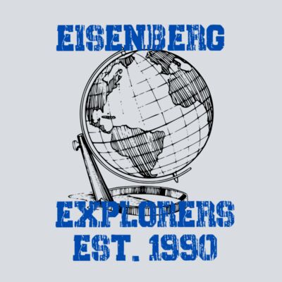 Distressed Blue - Black Globe Thumbnail